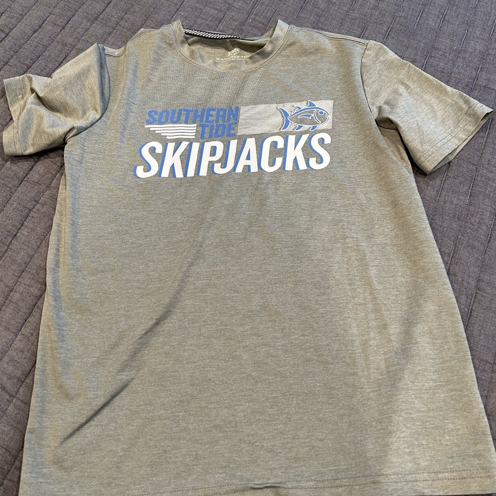 Southern Tide Skipjacks Kids Gray T-Shirt